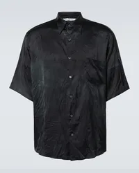 Acne Studios Camicia in raso con stampa Multicolore