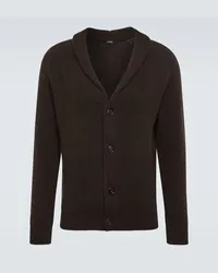 Kiton Cardigan in cashmere Marrone