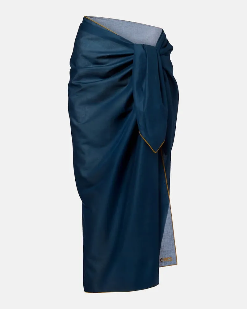 Eres Pareo Cabine in cotone Blu