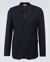 Comme des Garçons Comme des Garçons Homme Deux Blazer da abito in misto cotone Blu