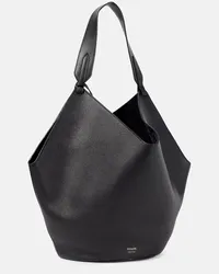 KHAITE Borsa Lotus Medium in pelle Nero