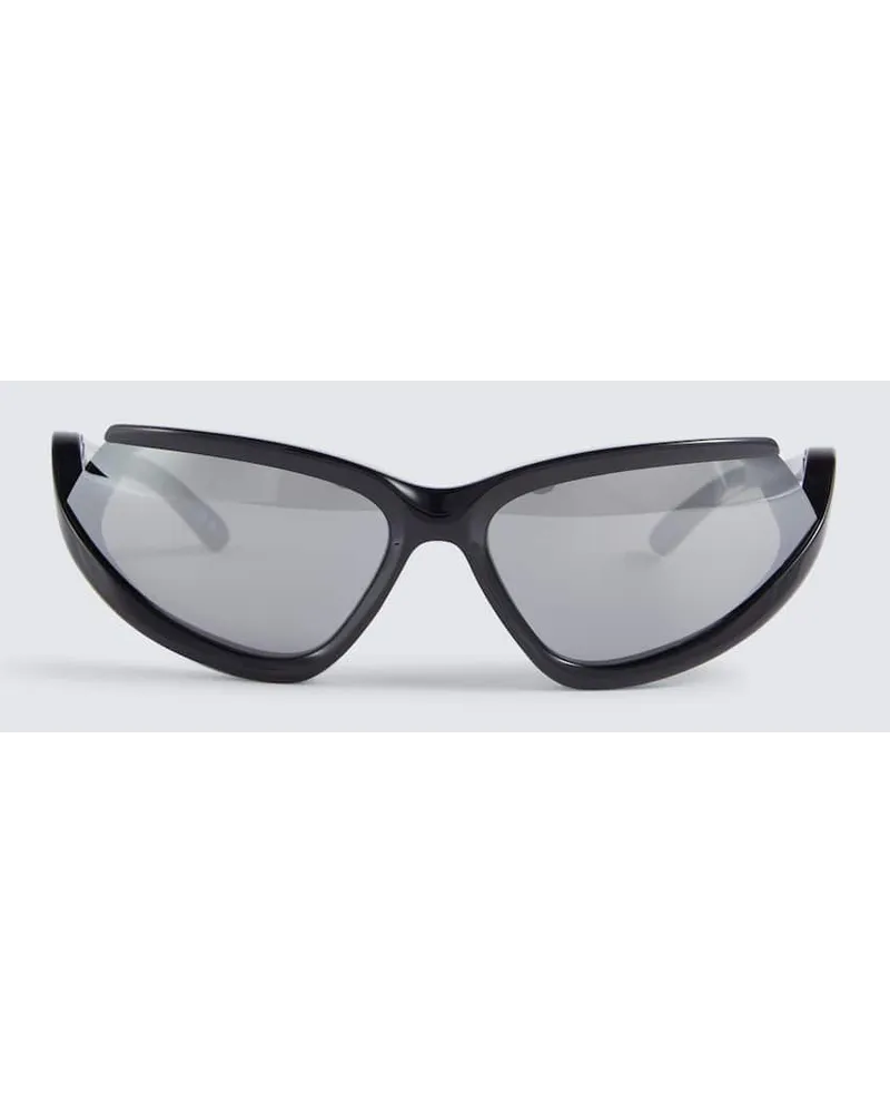 Balenciaga Occhiali da sole Side Xpander Cat Nero