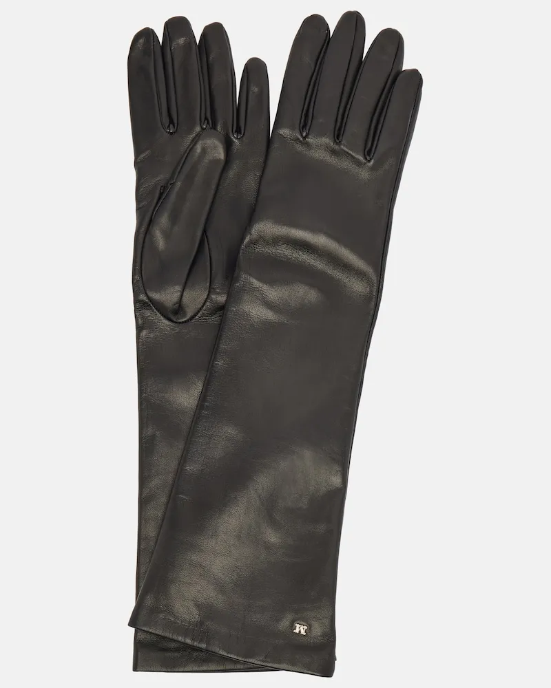 Max Mara Guanti in pelle Nero