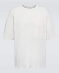 Christophe Lemaire T-shirt oversize in cotone Bianco