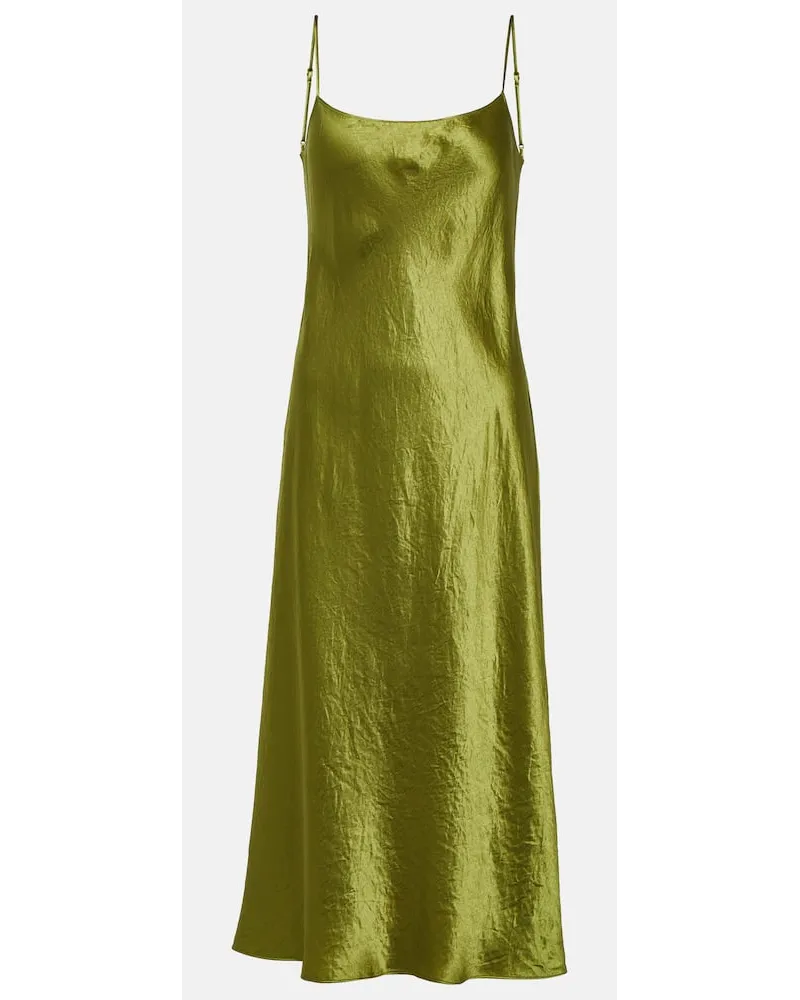 Vince Abito sottoveste in raso Verde