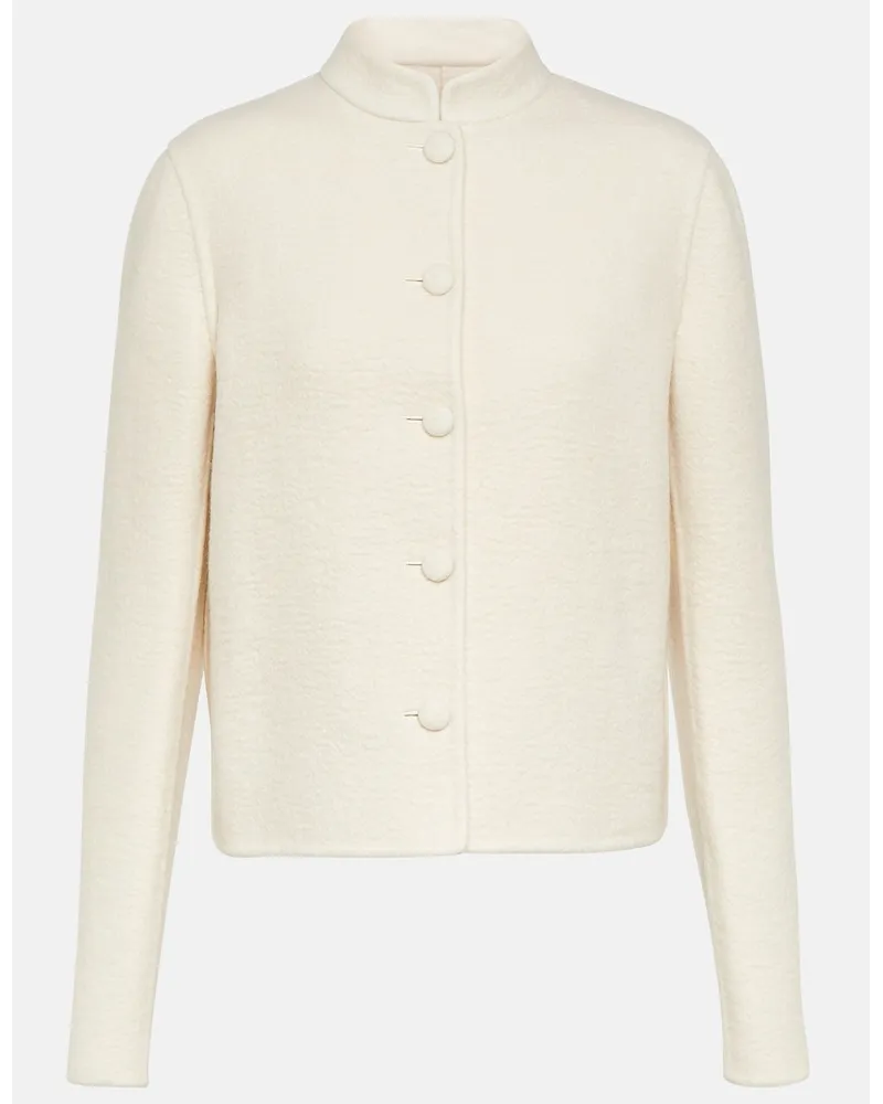 Gabriela Hearst Giacca Larrington in cashmere Bianco