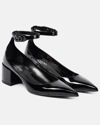 Valentino Garavani Pumps VLogo Lockette in pelle Nero