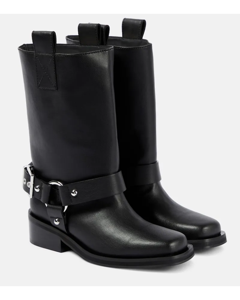 Ganni Stivaletti in similpelle Nero