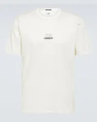 C.P. Company T-shirt in jersey di cotone con logo Bianco