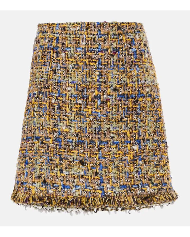Etro Minigonna in tweed Multicolore