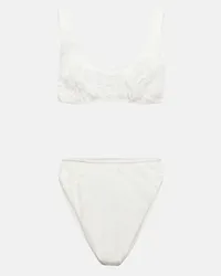 Oséree Oséree Reggiseno e slip O-Lover Bianco