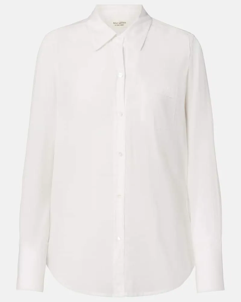 Nili Lotan Camicia in cotone Bianco