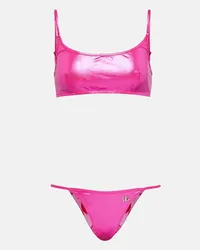 Dolce & Gabbana Bikini metallizzato Rosa