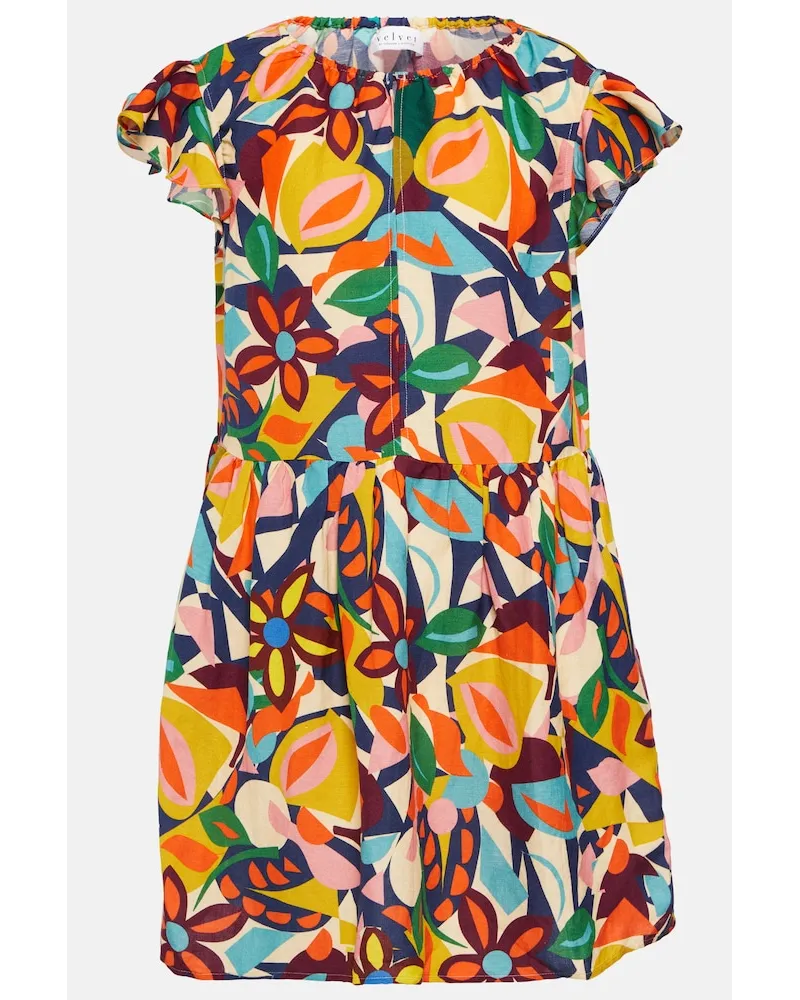Velvet Miniabito Alexandra con stampa Multicolore