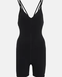 alo Jumpsuit corta con scollo a V Nero