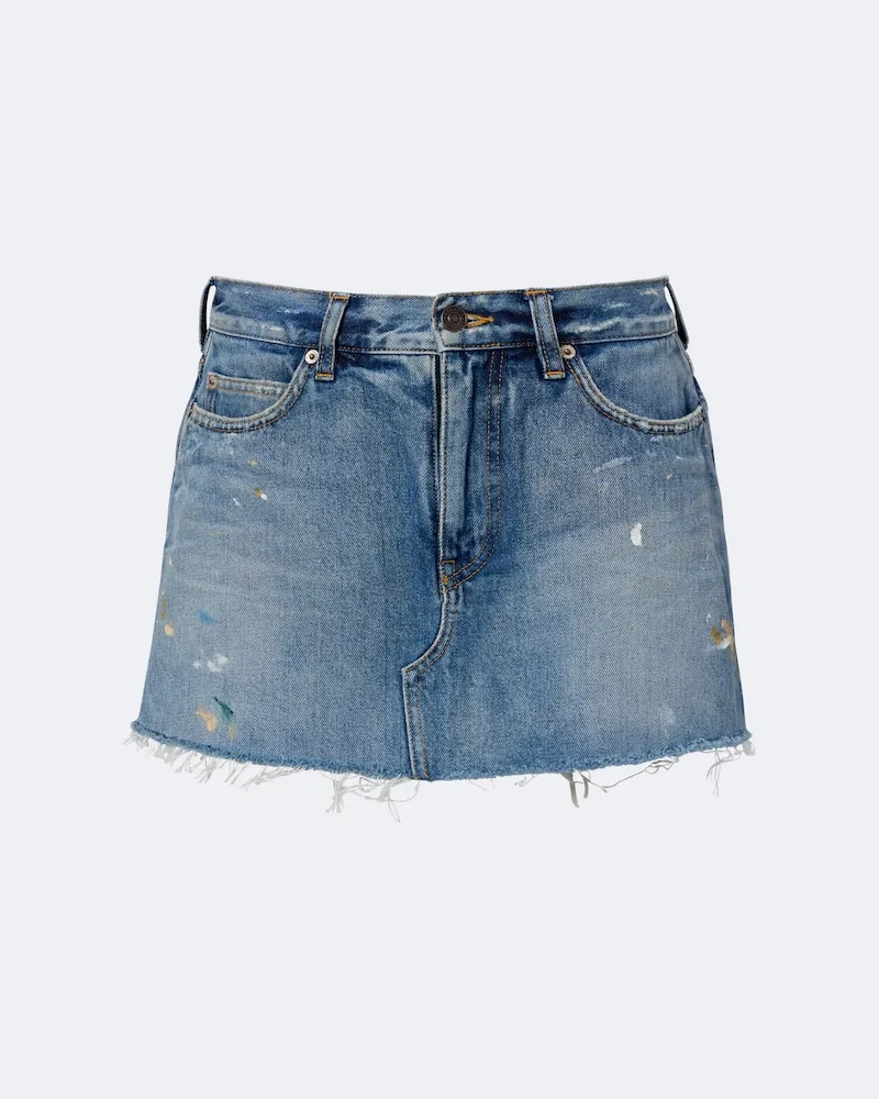 Balenciaga Gonna pantalone di jeans Blu
