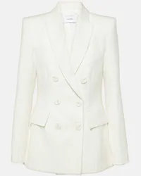 Alex Perry Blazer doppiopetto gessato Bianco