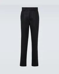 TOD'S Pantaloni regular in lana Nero