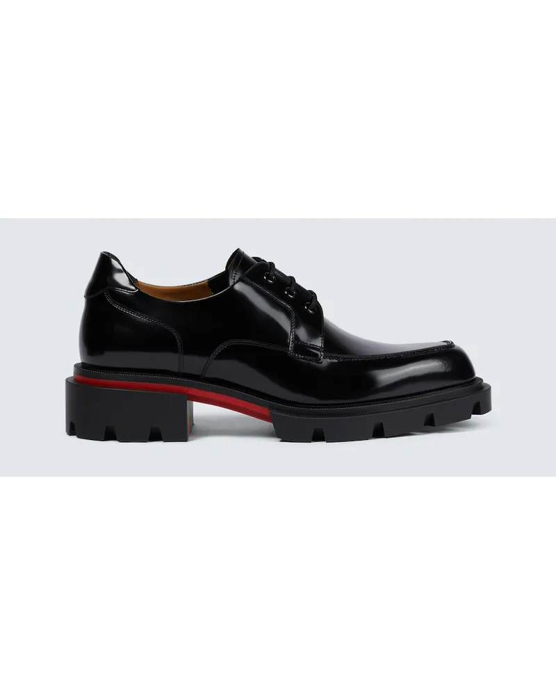 Christian Louboutin Stringate Our Georges in pelle Nero