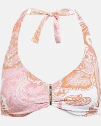 Melissa Odabash Top bikini Provence con stampa floreale Rosa