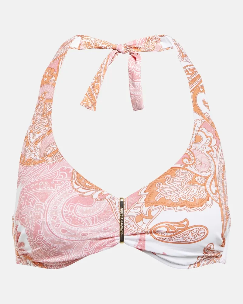 Melissa Odabash Top bikini Provence con stampa floreale Rosa