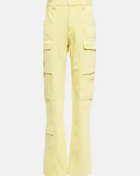 Isabel Marant Jeans cargo Vokayo a gamba dritta Giallo