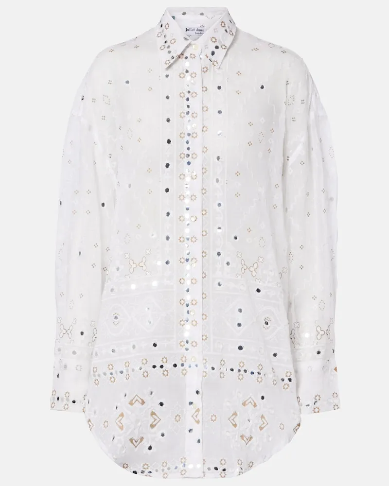 Juliet Dunn Camicia in cotone Bianco