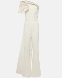 Safiyaa Bridal - Jumpsuit Omi in crêpe Bianco