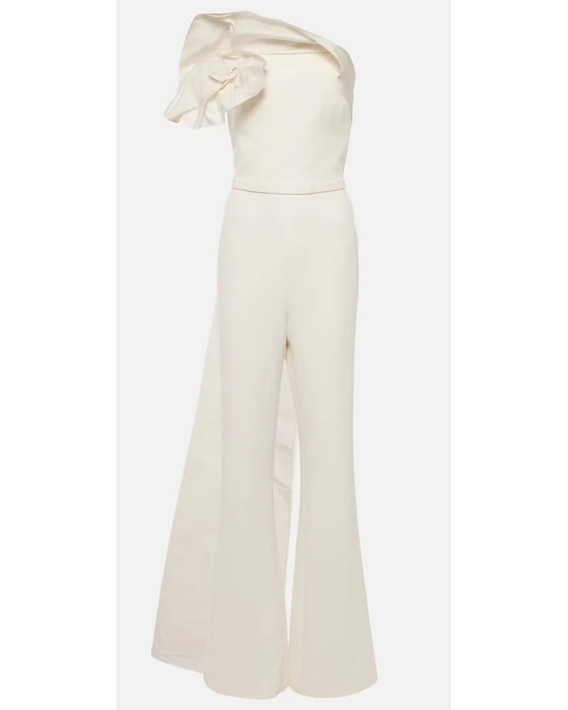 Safiyaa Bridal - Jumpsuit Omi in crÃªpe Bianco