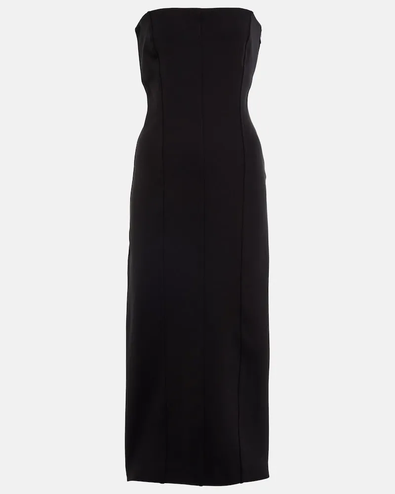 The Row Abito bustier midi Nero