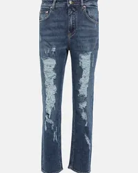 Dolce & Gabbana Jeans boyfriend a vita alta Blu