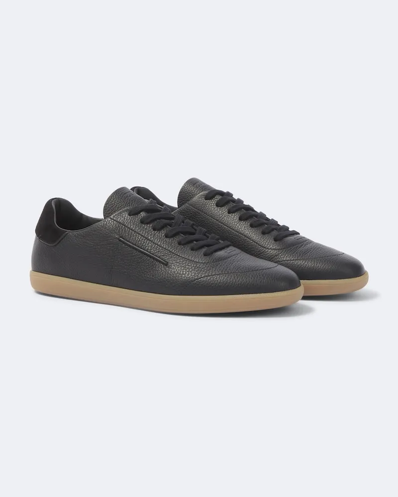 Ermenegildo Zegna Sneakers 232 in pelle Nero