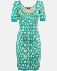 Versace Miniabito con intarsi Versace Allover Multicolore