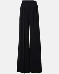 Max Mara Pantaloni Rimini in lana vergine Nero