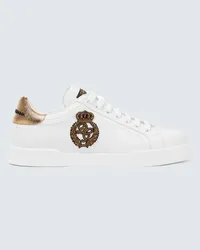 Dolce & Gabbana Sneakers Portofino in pelle Bianco