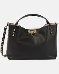 Valentino Garavani Borsa Rockstud Small in pelle Nero