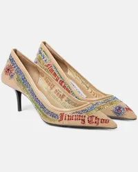 Jimmy Choo x Jean Paul Gaultier - Pumps in mesh Multicolore