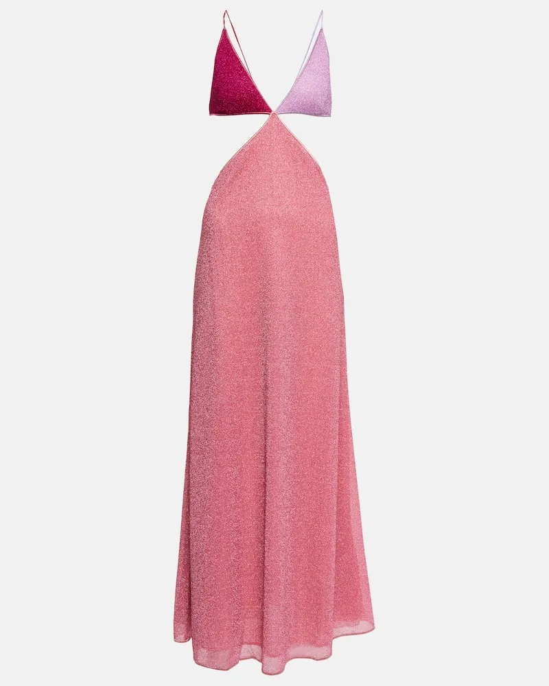 Oséree Oséree Abito lungo con cut-out Rosa