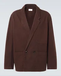 Christophe Lemaire Blazer in cotone Marrone