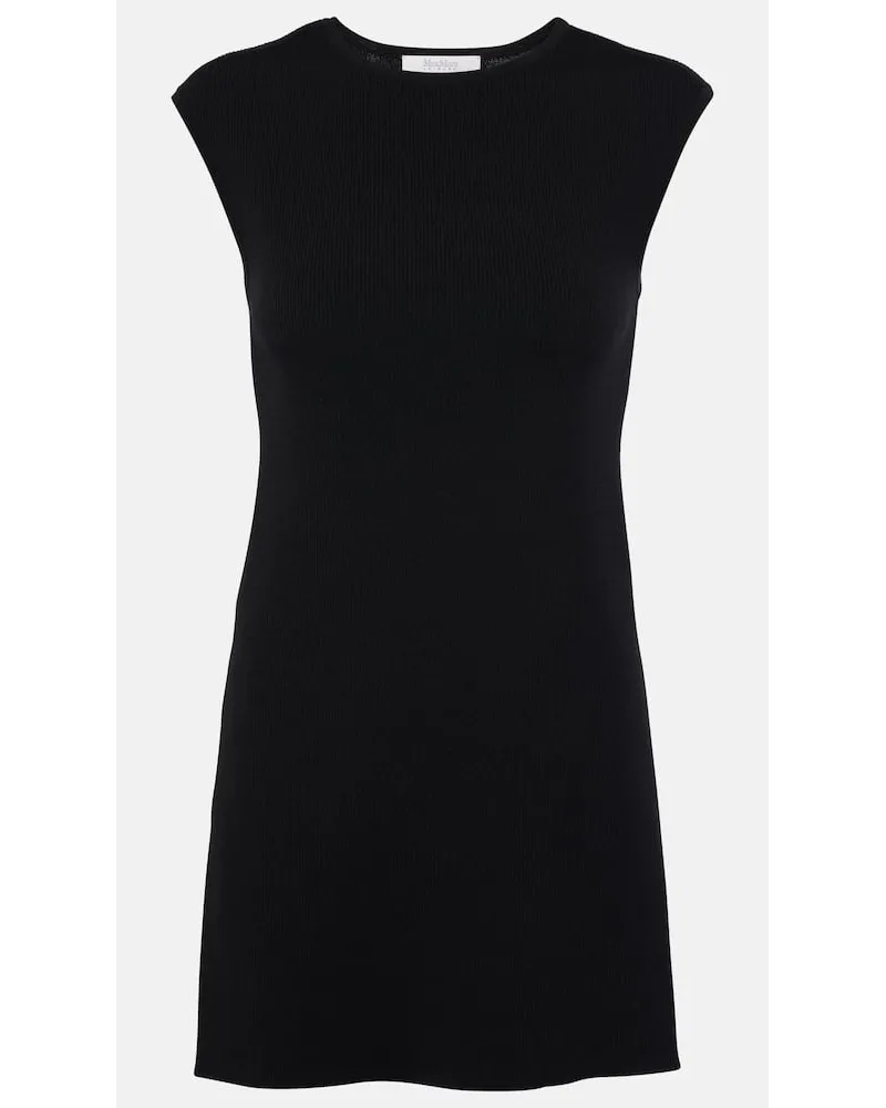 Max Mara Leisure - Top Soldino in maglia a coste Nero