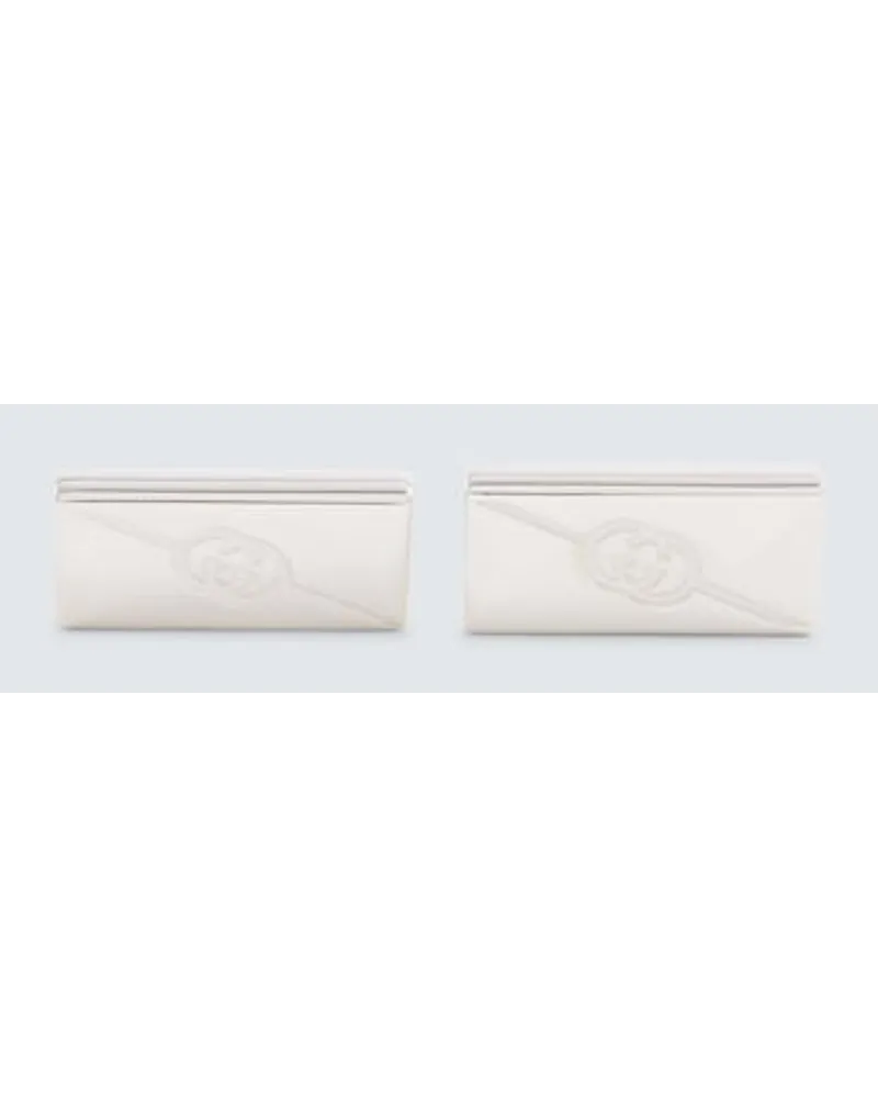 Gucci Gemelli GG in argento sterling Argento