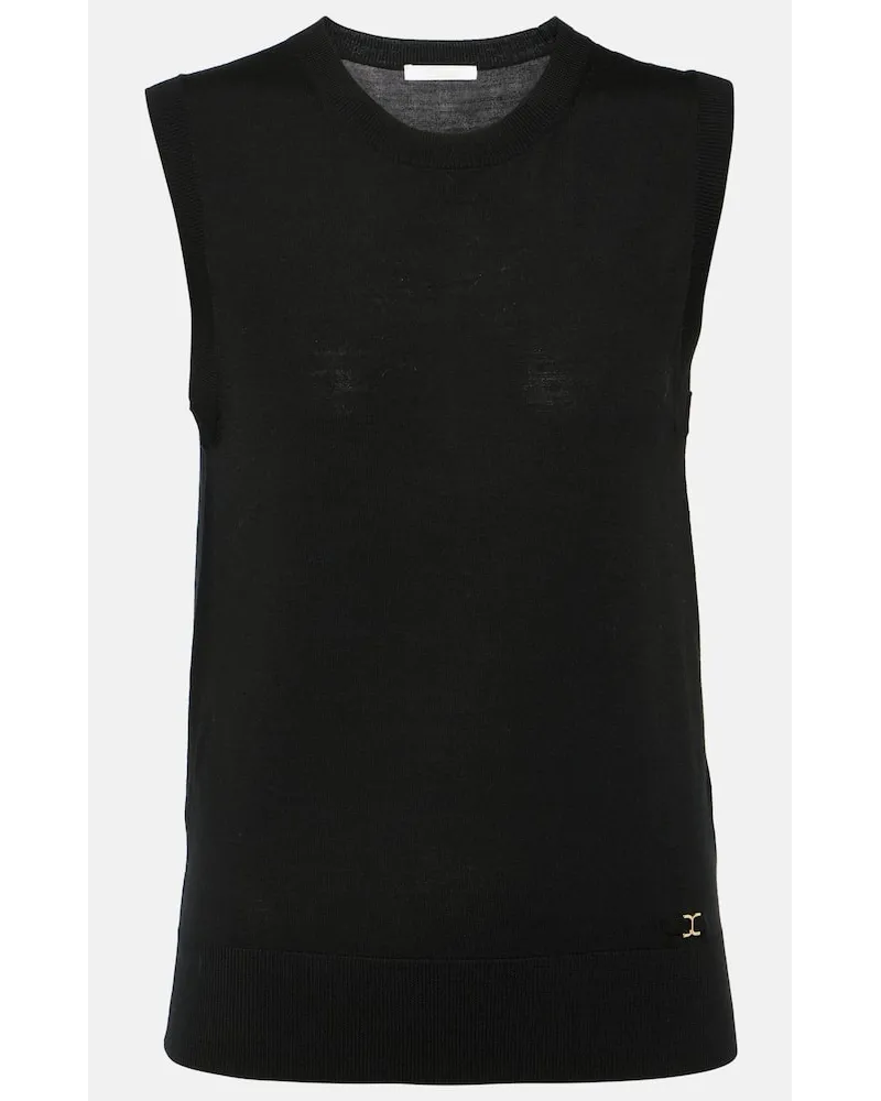 Chloé ChloÃ© Top in lana Nero