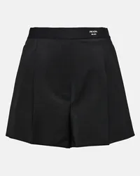 Prada Shorts in misto lana Nero