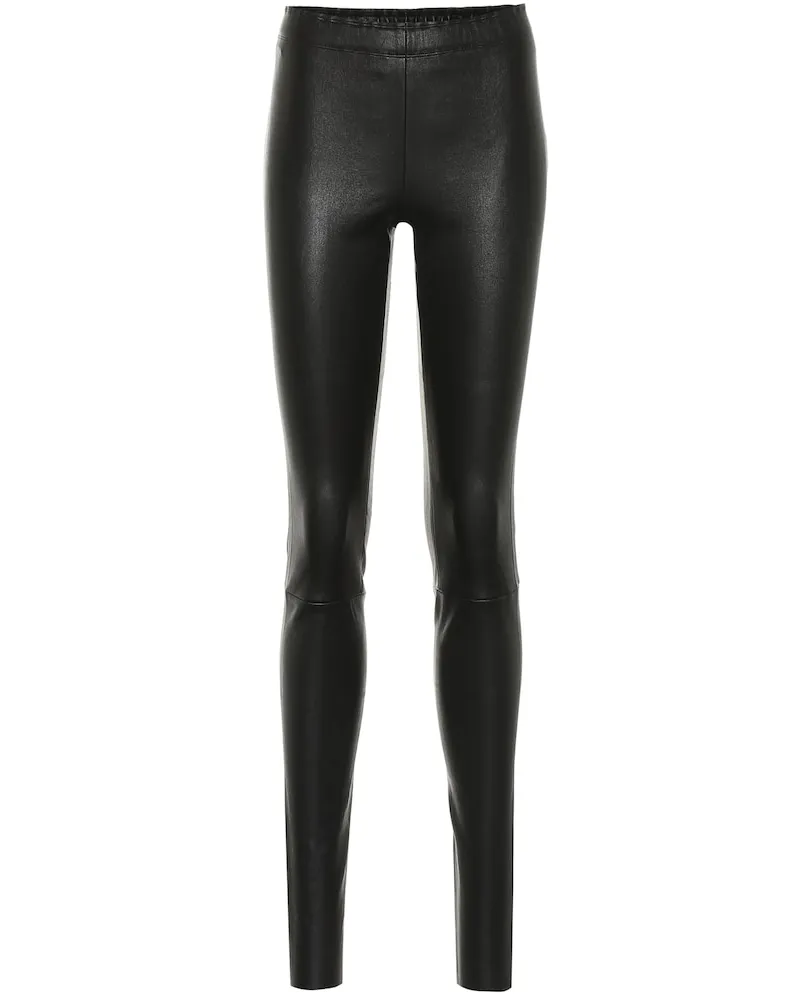 Stouls Leggings Carolyn in pelle Nero