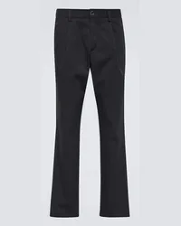 Herno Pantaloni slim in twill Nero