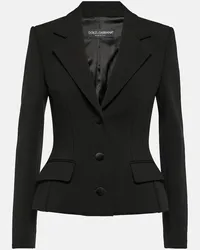 Dolce & Gabbana Blazer Dolce in misto lana Nero