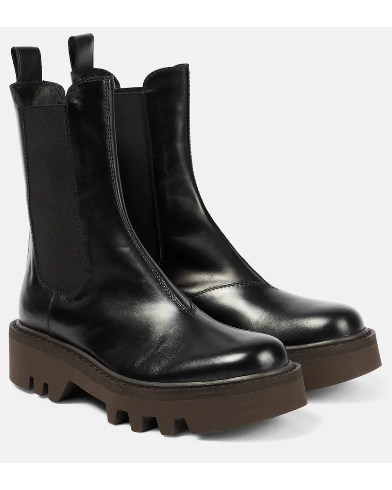 Dries van Noten Stivaletti in pelle Nero