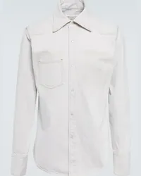 Maison Margiela Camicia di jeans Bianco