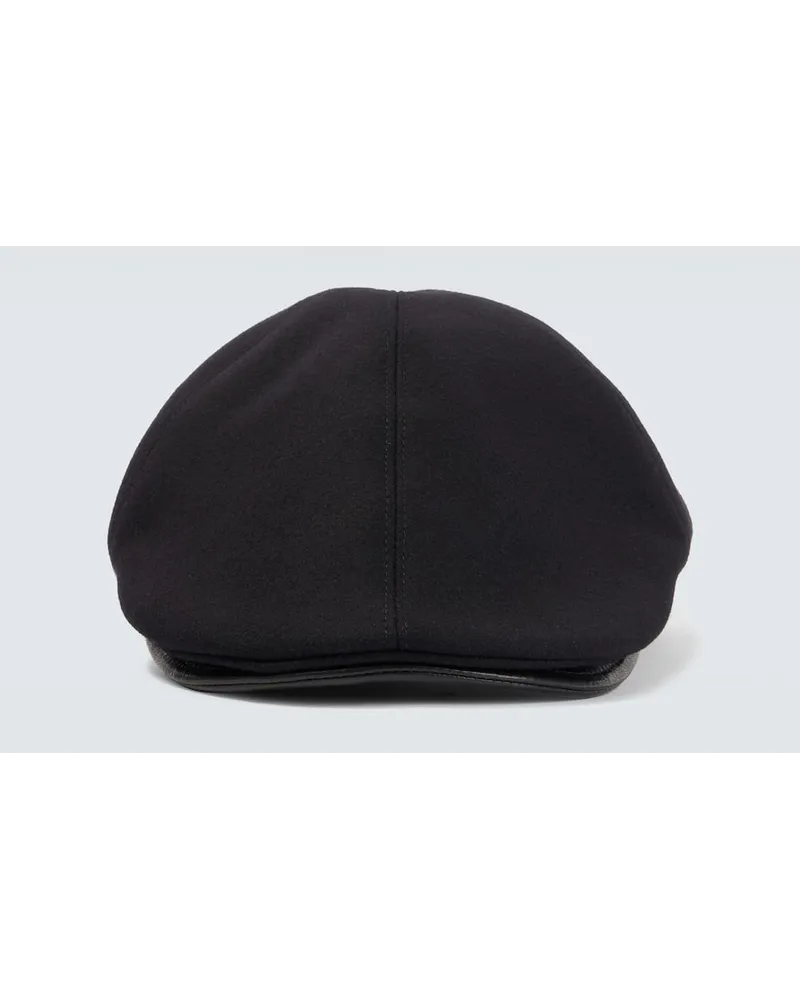 Giorgio Armani Cappello in misto lana Nero