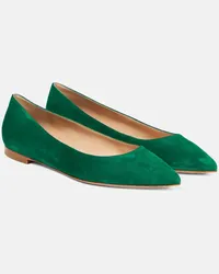 Gianvito Rossi Ballerine Gianvito in suede Verde